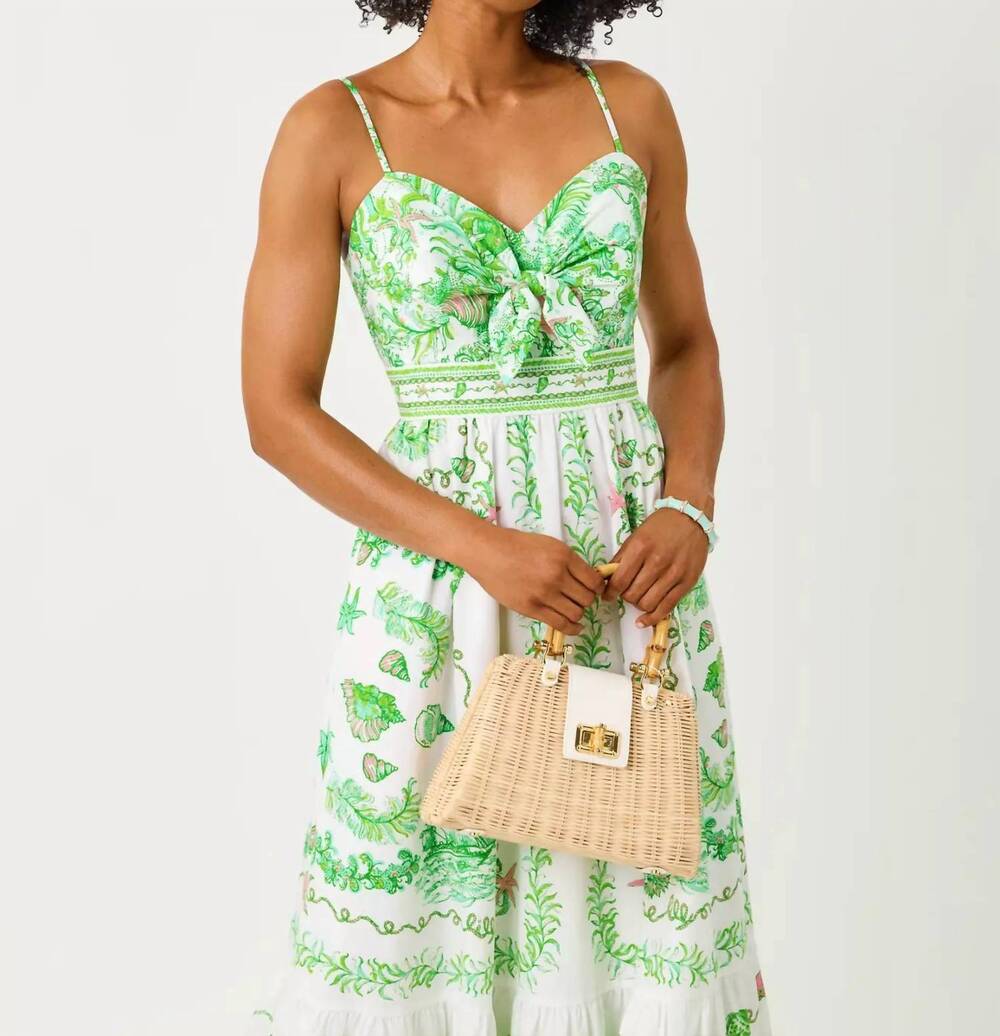 NEW LILLY PULITZER janae maxi dress in resort white - Picture 3 of 6